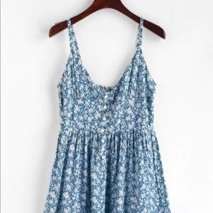 Blue sundress
